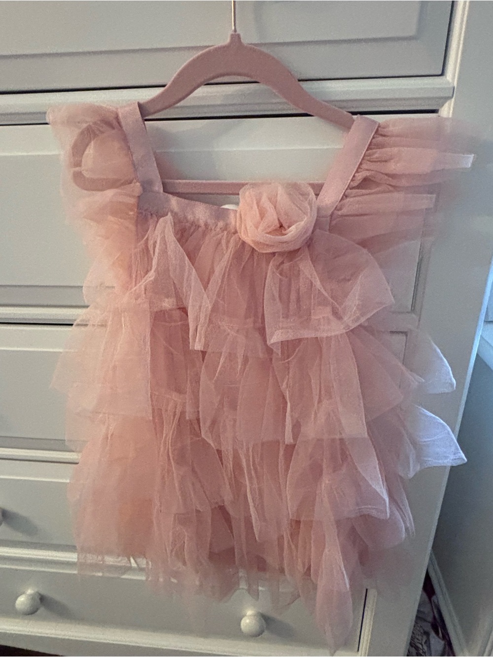 GAP x Love Shack Fancy Girls Pale Pink Dress